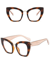 Load image into Gallery viewer, Oversized Cat Eye Fashion Glasses