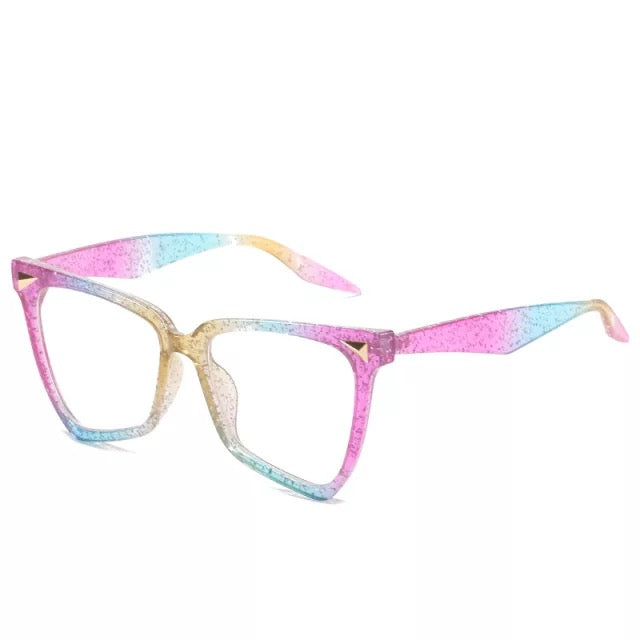 Irregular Cat Eye Glasses