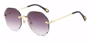 Classic Rimless Round Sunglasses