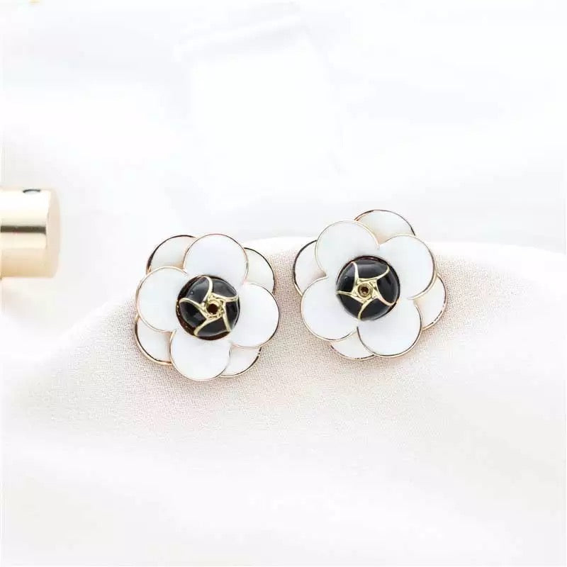 Fashion Camellia Flower Earrings