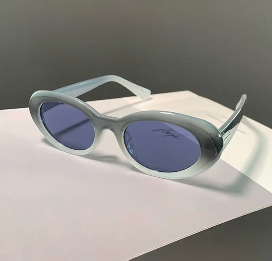 Small Vintage Oval Sunglasses