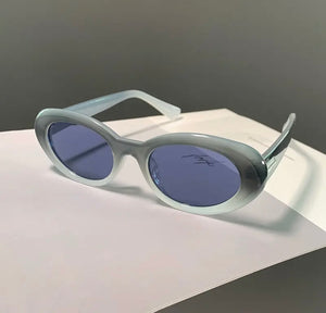 Small Vintage Oval Sunglasses