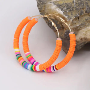 65mm Big Hoop Earrings Women Boho Jewelry