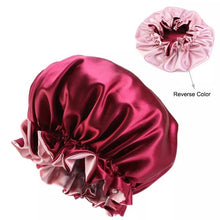 Load image into Gallery viewer, Extra Large Satin Reversible Bonnets