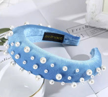 Load image into Gallery viewer, Pearl &amp; Velvet Headbands