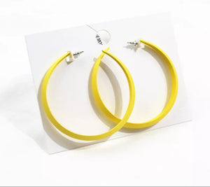 Trendy Round Hoop Earrings