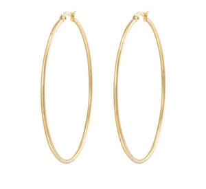 Simple Big Hoop Earrings