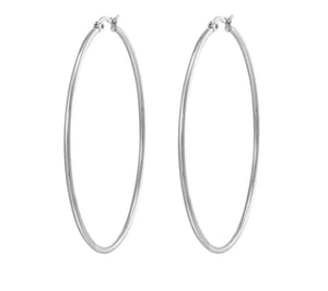 Simple Big Hoop Earrings