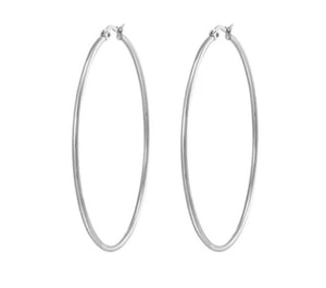 Simple Big Hoop Earrings