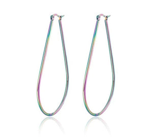 Seven Colors Hoop Earrings