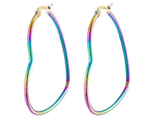 Load image into Gallery viewer, Seven Colors Hoop Earrings