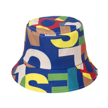 Load image into Gallery viewer, Rainbow Letter Bucket Hats