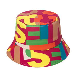 Rainbow Letter Bucket Hats